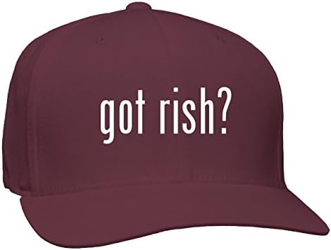 got rish? - Adult Baseball Cap Hat, Maroon, Large/X-Large