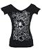 Hustler Apparel JADE Womens V-Neck Tee in Choice of Colors