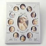Enlarge toy image: Babys First Year Photo Frame -  preschool activity for young kids