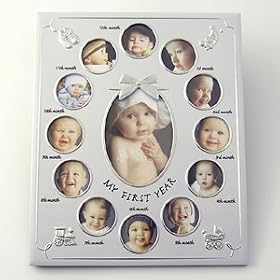 Babys First Year Photo Frame