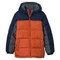 Boys' Puffer Coat Orange/Navy-Orange