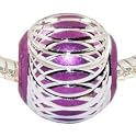 LovingtheBead © 'Glitter Me Cerece' Glitter Ball Slide-on & slide-off Bead Charm