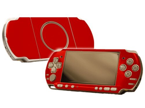 PlayStation Portable 3000 (PSP-3000) Skin - NEW - ROCKIN RED system skins faceplate decal mod