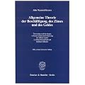 Allgemeine Theorie der Besch�ftigung, des Zinses und des Geldes