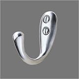 Single Wall Mount Hook in Chrome by InterDesign