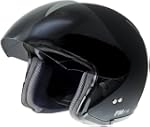 FM F18 Casque jet taille L (Noir)