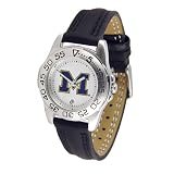 Michigan Wolverines NCAA Sport Ladies Watch (Leather Band)