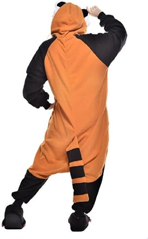L Size Red Panda Kigurumi Adult Halloween Costume Pajama All Size Cosplay Costumes
