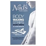 Nad's 3494 Nad's for Men Hair Removal Strips, 20 Count