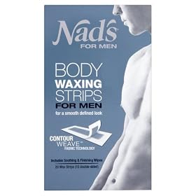 Nad's For Men Body Wax Strips 20's