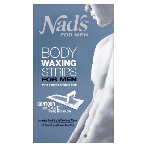 Nads 3494 Nads for Men Hair Removal Strips, 20 Count