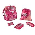 HAMA STEP BY STEP LOVE HEART SCHULRUCKSACK / SCHULRANZEN SET 5-TEILIG 024304