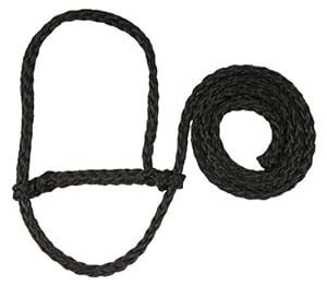 Weaver Leather Poly Rope Sheep Halter, Black