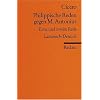 Philippische Reden gegen M. Antonius 1: Erste und zweite Rede Philippische Reden gegen M. Antonius 1: Erste und zweite Rede