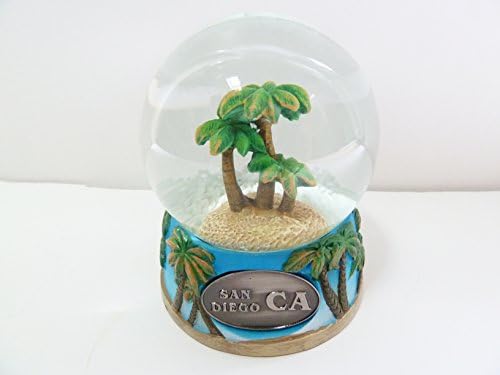 San Diego California Snow Globe 65mm