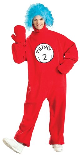 Adult Cat In The Hat Thing 2 Halloween Costume
