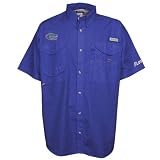 Columbia Florida Gators Royal Blue Bonehead Short Sleeve Shirt