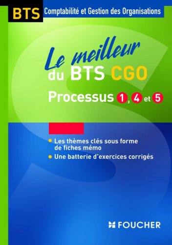 Le meilleur du BTS CGO : Processus 1, 4 et 5