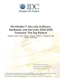 Worldwide IT Security Software, Hardware, and Services 2005-2009 Forecast: The Big Picture