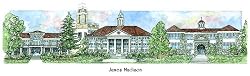 James Madison University - College Scene Desk Plaque