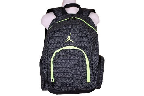 Jordan Nike Air Jumpman 23 Backpack Laptop Book Bag-Black/Yellow