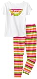 Luv 2 Sleep Girls 2-6X Watermelon 2 Piece Tee Short Set