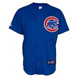 MLB Men's Chicago Cubs Marlon Byrd Royal Alternate Short Sleeve 6 Button Synthetic Replica Baseball Jersey Spring 2012  (Royal, Large)