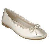 Girls' Xhilaration Leshia Ballet Flats - Gold