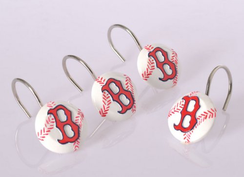 Boston Red Sox Shower Hook Set