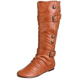 Madden Girl Women's Takaraa Flat Double Buckle Boot