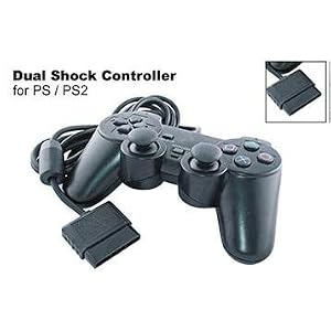 NEW Black Generic Black Dual Shock Analog Controller GamePad for PS2