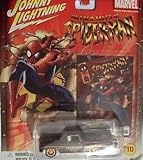 Johnny Lightning Marvel #10 Spider-Man '59 El Camino Diecast Car with Busiek Untold Tales of Spiderman #1 Trading Card
