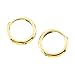 Brand new 14K Yellow Gold Children's Hinged Plain Hoop Earrings on sales