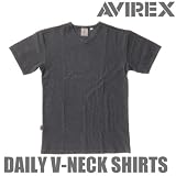 アビレックス・アヴィレックス *Vネック Tシャツ半袖 AVIREX ミリタリー シャツ