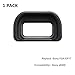 HomyWord 1 PACK Viewfinder Eyepiece/Eye cup For Sony Alpha A6500 Camera, Replacement Sony FDA-EP17 Eyecup