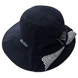ガーデニングハット（ブラック）フリーサイズ[帽子][丸洗いはもちろんのこと、ＵＶ加工、防蚊対策に]