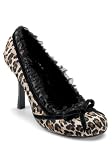 3 1/2 Inch Heel Satin Pleated Pump Women's Size Shoe With Sheer Ribbon Trim