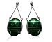 Sterling Silver Dyed Jade Dangle Earrings