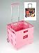 Kitchen & Housewares : NEW PINK FOLDING BOOT SHOPPING TROLLEY CART CRATE 25KGS