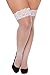 Seven Til Midnight Women's Size Lace Top Fishnet Thigh Highs Plus