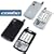 Bargaincell- 2-Piece Value Combo Pack Of Palm Treo 650, 700, 700w, 700p, 700wx PDA Smartphone Protective Silicon Skin Cover Cases- ( Black + White/Clear )