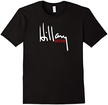 Men's Hillary Clinton T-shirt Hillary 2016 Large Black