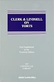 Clerk & Lindsell on torts. First supplement to the twentieth edition : up-to-date to August 2011