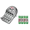 Hama Duo�  Stecker-Ladeger�t 2/4 Set inkl.  4 Hama Akkus  AAA 1000 mAh