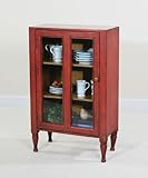 Ultimate Accents \ Keeping Room\ Red Glass Door Cupboard