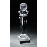 Crystal Prismatic Golf Award Trophy by