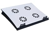 CS1604 Aluminum 17″ Laptop Cooling Pad with 4 Ports USB Hub, 4 Cooling Fan, Up to 17 inch