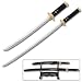 2pc Samurai Sword Letter Opener w/ Gold Stand