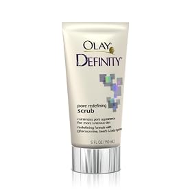 Olay Definity Pore Redefining Scrub, 5-Fluid Ounce (150 ml) (Pack of 2)