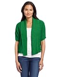 41i9iFijI L. SL160  Calvin Klein Womens Dolman Slv Shrug, Emerald, Large